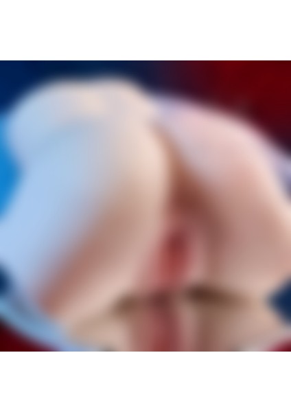 My Keyf Gerçekçi Görünüm Çift Girişli 2 Işlevli Suni Kalça Masturbator Tpe Malzeme 1100 gr