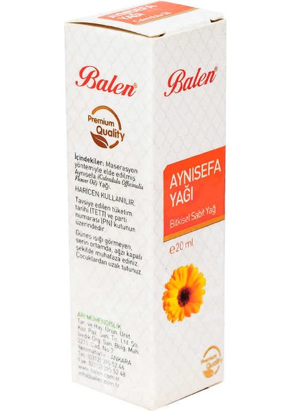 Aynısefa Yağı (Maserasyon) 20 ml Cam Şişe fırsatları