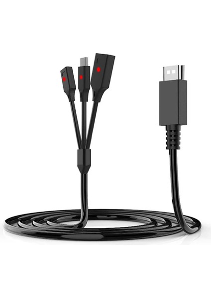 Jys 3in1 Nintendo Switch Oyun Konsolu Universal Şarj Kablosu Joy-Con GAMEPAD-(5775) - ?57?86E8-6G2