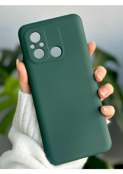 Redmi 12C Uyumlu Içi Kadife Lansman Esnek Silikon Kılıf