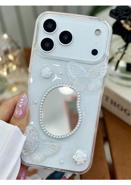 Iphone 17 Promax Uyumlu Aynalı Kelebek Oyuncak Tasarımlı Silikon Kılıf fırsatları