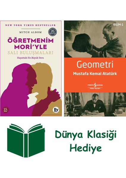 Öğretmenim Mori’yle Salı Buluşmaları + Geometri + Dünya Klasiği Hediye