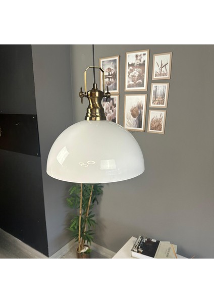 Linate Beyaz Yeni Eskitme Başlık Avize Tekli Sarkıt Salon Kuaför Dekoratif Aydınlatma fiyatları