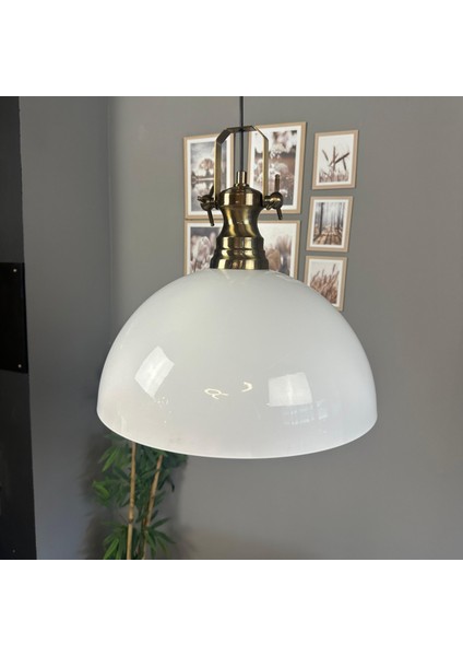 Linate Beyaz Yeni Eskitme Başlık Avize Tekli Sarkıt Salon Kuaför Dekoratif Aydınlatma fırsatları