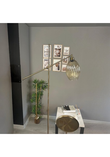 Yolza Eskitme Gövde Bal Rengi Cam Lambader U Tepsili Makas Gövde Modern Oturma Odası fırsatları