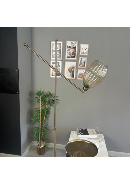 Yolza Eskitme Gövde Bal Rengi Cam Lambader U Tepsili Makas Gövde Modern Oturma Odası indirimleri