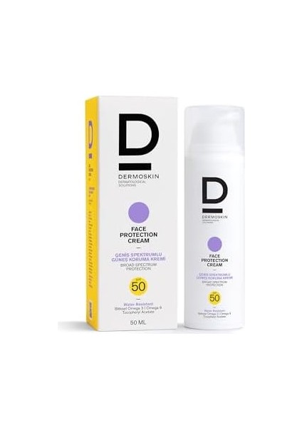 Dermoskin Face Protection Spf 50 Güneş Kremi 1 Paket (1 x 50 Ml) modelleri