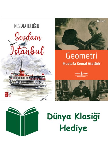 Sevdam Istanbul + Geometri + Dünya Klasiği Hediye