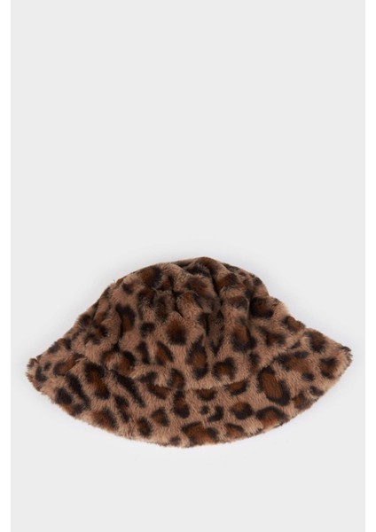 Kadın Leopar Desenli Bucket ŞAPKA E9952AXNS modelleri