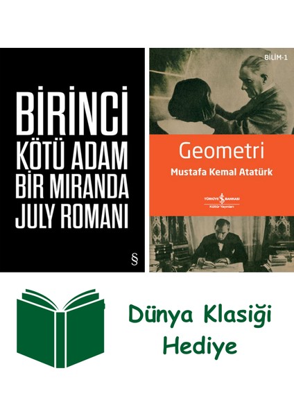 Birinci Kötü Adam + Geometri + Dünya Klasiği Hediye
