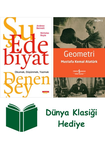 Şu Edebiyat Denen Şey + Geometri + Dünya Klasiği Hediye