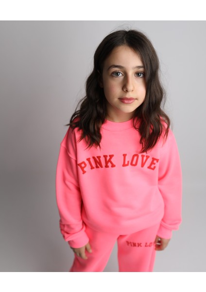 Neon Pembe Kız Çocuk İkili Takım fiyatları