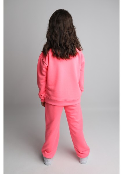 Neon Pembe Kız Çocuk İkili Takım fırsatları