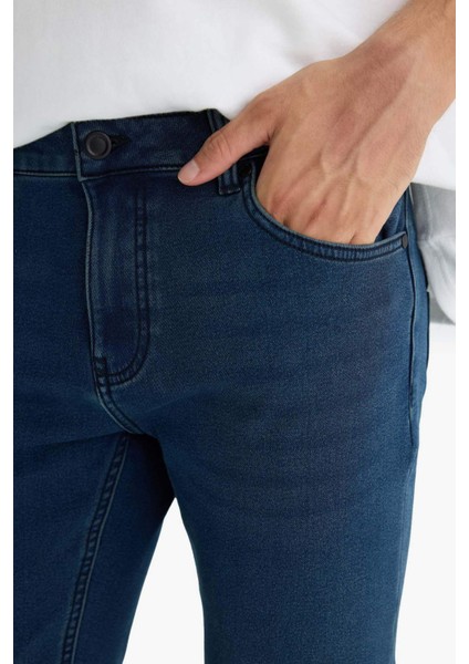 Sergio Regular Fit Normal Bel Boru Paça Termal Polarlı Jean Pantolon Y0369AZ25WN