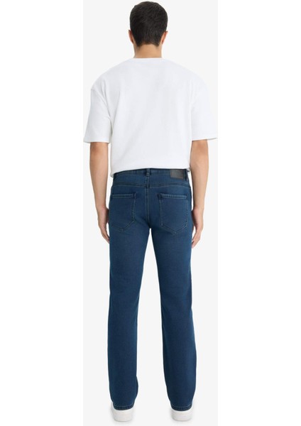 Sergio Regular Fit Normal Bel Boru Paça Termal Polarlı Jean Pantolon Y0369AZ25WN