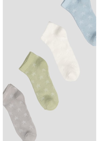 4 Çift Yazlık Pamuklu Erkek Çocuk Patik Çorabı fırsatları