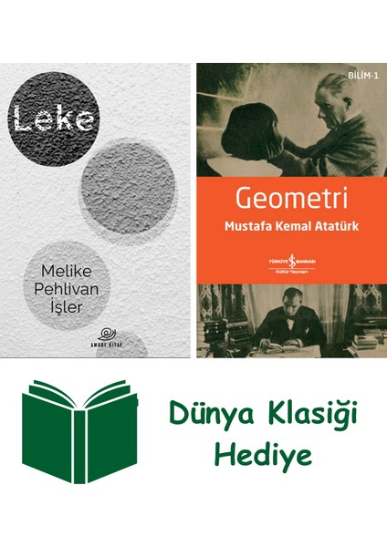 Leke + Geometri + Dünya Klasiği Hediye