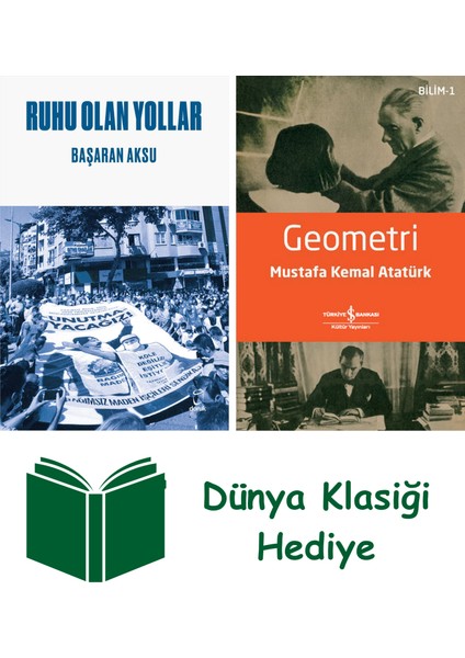 Ruhu Olan Yollar + Geometri + Dünya Klasiği Hediye