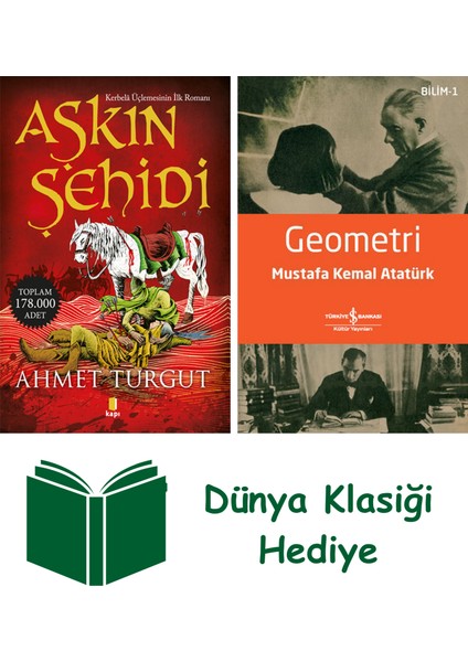 Aşkın Şehidi + Geometri + Dünya Klasiği Hediye