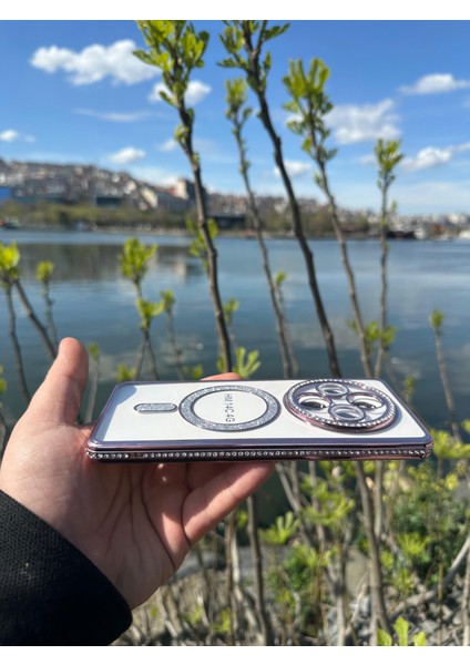 Xiaomi Redmi 14C 4g Şeffaf Taşlı Magsafe Özellikli Kılıf modelleri