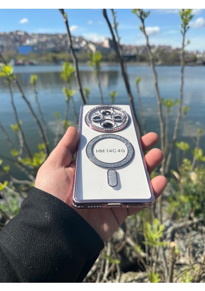 Xiaomi Redmi 14C 4g Şeffaf Taşlı Magsafe Özellikli Kılıf indirimleri