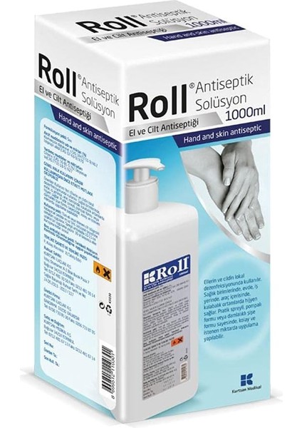 Roll Antiseptik Solüsyon 1 Lt El Dezenfektanı modelleri