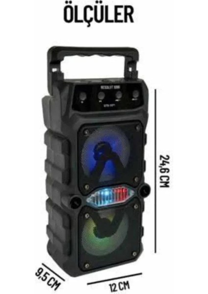 Büyük Boy Bluetooth Hoparlör Çoklu Bağlantı Çift Çıkışlı Taşınabilir Kesintisiz modelleri