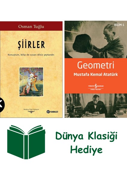 Şiirler + Geometri + Dünya Klasiği Hediye