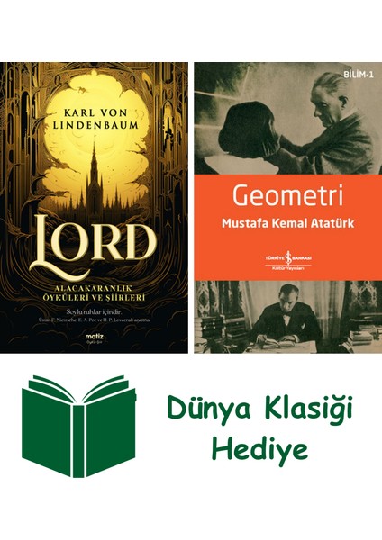Lord - Alacakaranlık Öyküleri ve Şiirleri + Geometri + Dünya Klasiği Hediye
