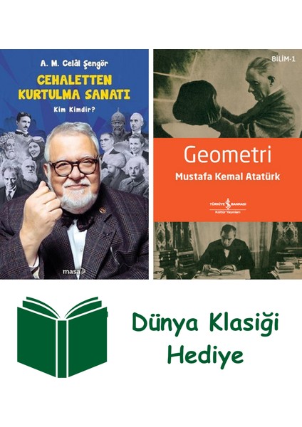 Cehaletten Kurtulma Sanatı - Kim Kimdir? + Geometri + Dünya Klasiği Hediye