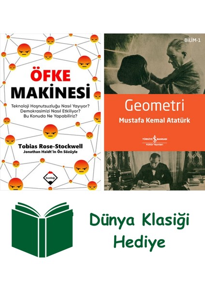 Öfke Makinesi + Geometri + Dünya Klasiği Hediye