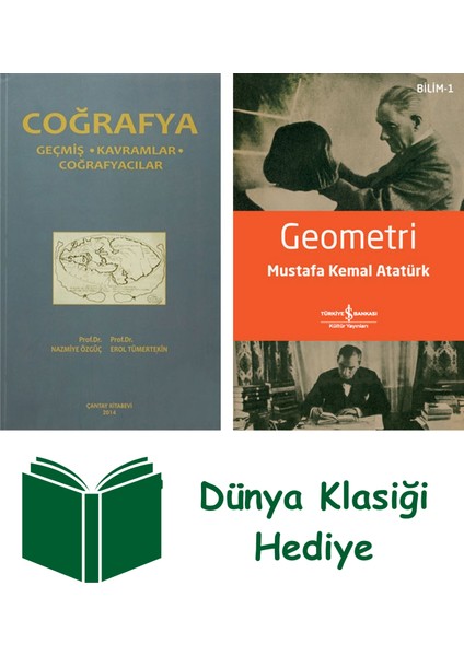 Coğrafya + Geometri + Dünya Klasiği Hediye
