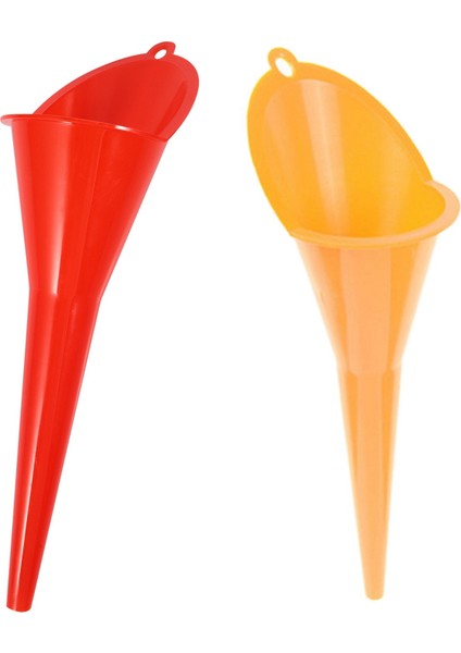 2pcs Araba Yakıt Hunisi Huni Benzin Motor Yağı Katkı Motosiklet Tarım Makinesi Hunisi - Sarı ve Kırmızı (Yurt Dışından) modelleri