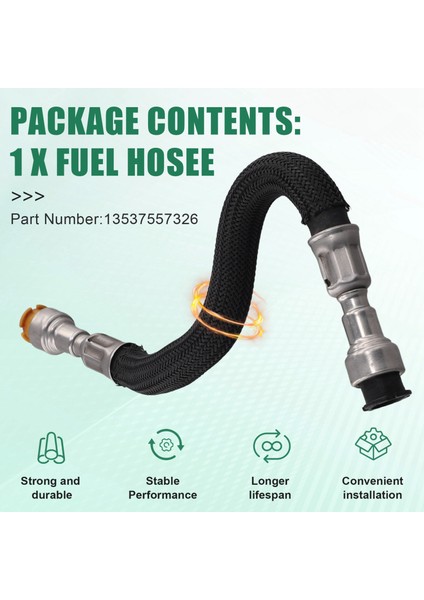 13537557326 Yakıt Hortumu Bmw F01 F02 F07 F10 Için Basınçlı Yakıt Pompası Giriş Borusu (Yurt Dışından) indirimleri