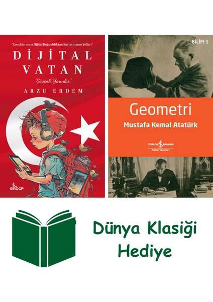 Dijital Vatan + Geometri + Dünya Klasiği Hediye
