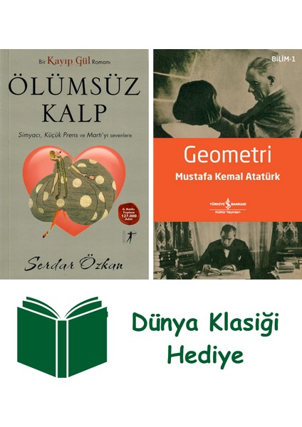 Kayıp Gül 2 - Ölümsüz Kalp + Geometri + Dünya Klasiği Hediye