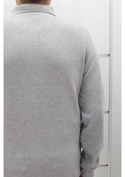 Fistan Store Erkek Desenli Spor Kesim Normal Kalıp Polo Yaka Selanik Kumaşlı Kışlık Kazak fırsatları