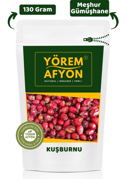 Yörem Afyon Meşhur Gümüşhane Yöresinden Doğal Dal Kurusu Kuşburnu, Yabangülü (Rosa Canina) | 130GR.