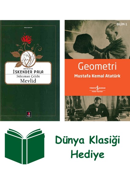 Mevlid + Geometri + Dünya Klasiği Hediye