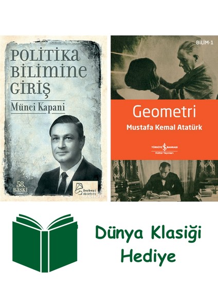 Politika Bilimine Giriş + Geometri + Dünya Klasiği Hediye