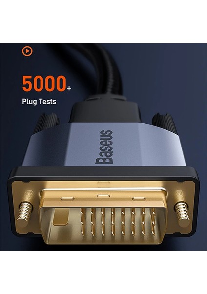 Baseus Enjoyment Series DVI To DVI Hdtv Projector Kablo 3 METRE-(5775) - ?36?57E2-7G7936 indirimleri