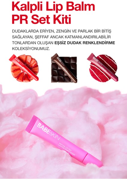 Lip Balm Set PR Kutu Hediyeli I Pamuk Şekeri I Çilek I Kiraz I Kahve I Nemlendirici I Dudak Parlatıcı fiyatları