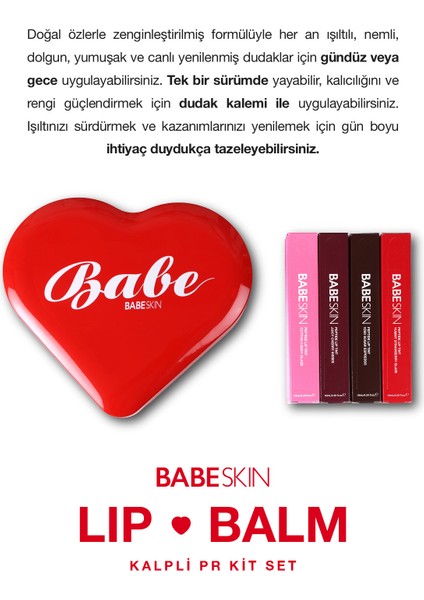 Lip Balm Set PR Kutu Hediyeli I Pamuk Şekeri I Çilek I Kiraz I Kahve I Nemlendirici I Dudak Parlatıcı