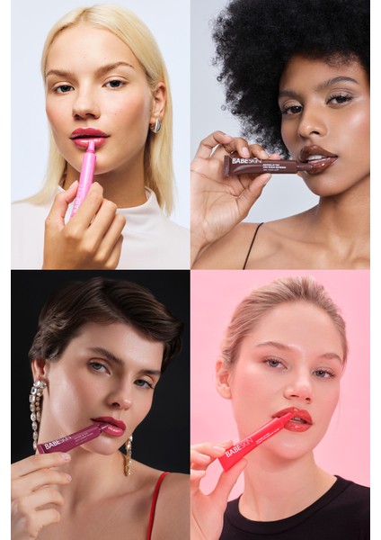 Lip Balm Set PR Kutu Hediyeli I Pamuk Şekeri I Çilek I Kiraz I Kahve I Nemlendirici I Dudak Parlatıcı