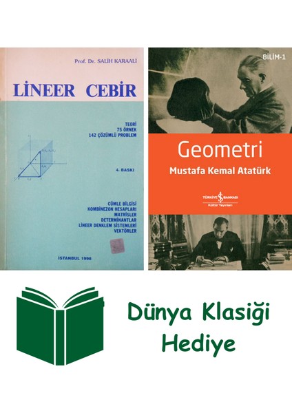 Lineer Cebir + Geometri + Dünya Klasiği Hediye