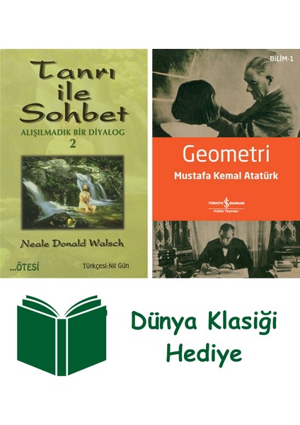 Tanrı ile Sohbet + Geometri + Dünya Klasiği Hediye