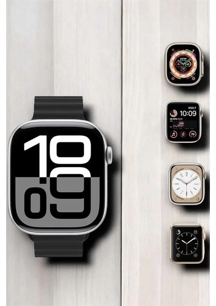 Yeni Nesil Ultra Akıllı Saat Titreşimli, Uyku & Sağlık Takibi, Çift Kordon indirimleri