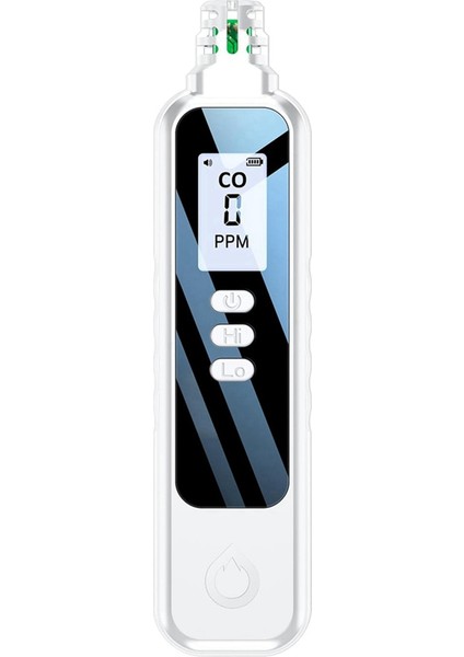 Seyahat Için Taşınabilir Karbon Monoksit Dedektörleri, LCD 2 Aaa Pille Birlikte El Tipi Co Detektörü, (Beyaz) (Yurt Dışından)