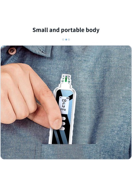 Seyahat Için Taşınabilir Karbon Monoksit Dedektörleri, LCD 2 Aaa Pille Birlikte El Tipi Co Detektörü, (Beyaz) (Yurt Dışından) indirimleri