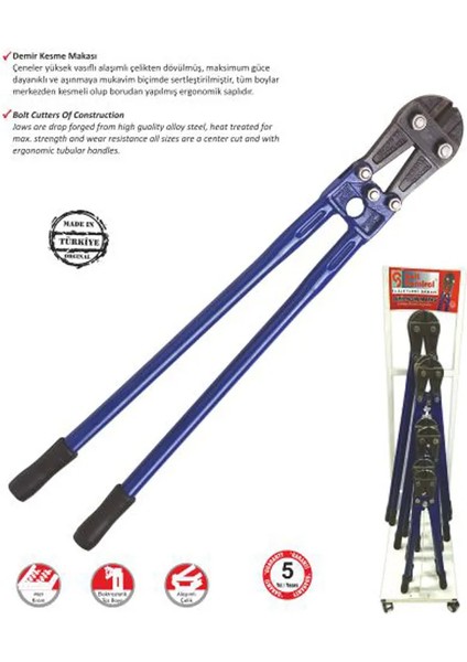 Demir Kesme Makası - 16 mm - Lisinya